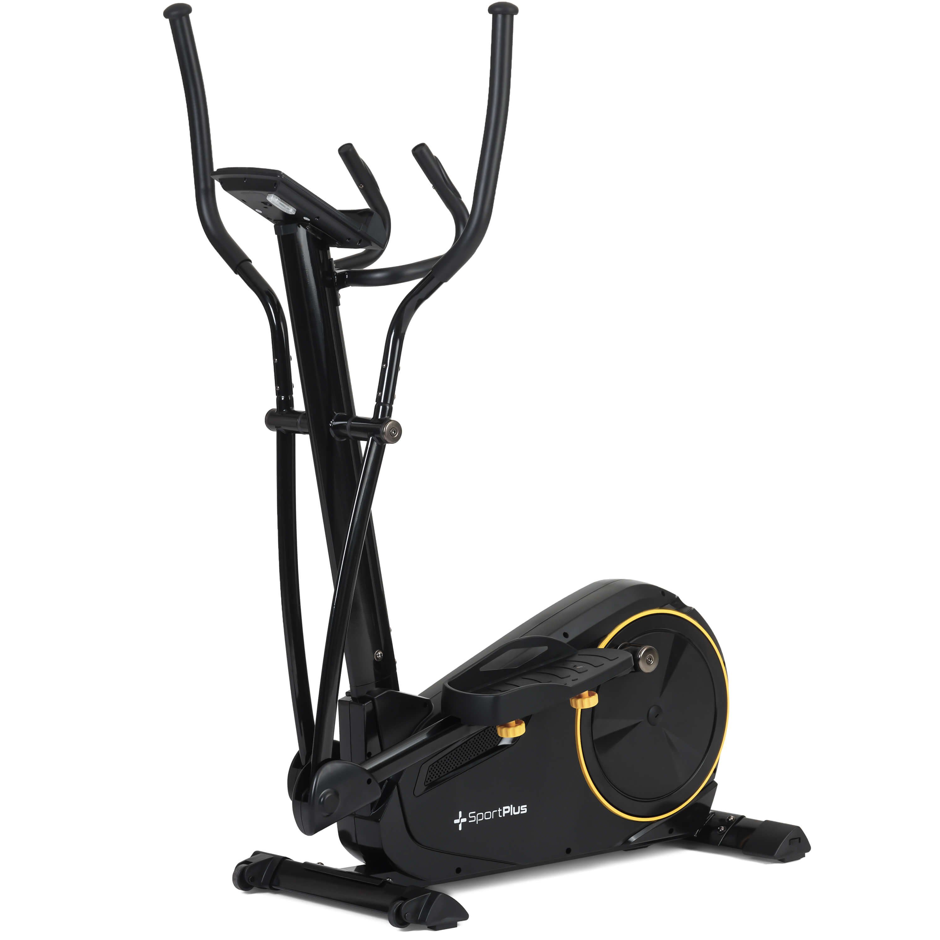 SportPlus Crosstrainer SP-ET-9600-iE, Crosstrainer für zuhause mit Magnetbremse, 24 Widerstandsstufen