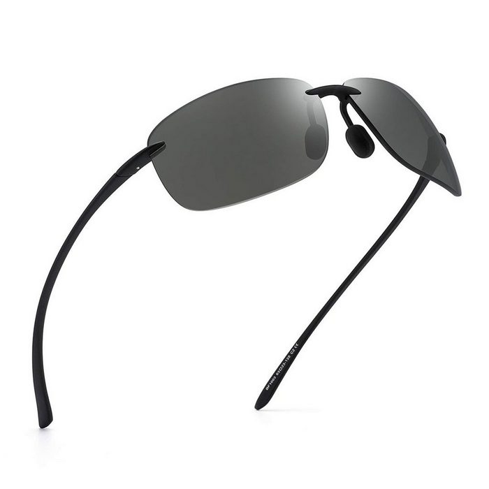 BEARSU Sonnenbrille Sport-Sonnenbrille randloser unzerbrechlicher Rahmen Laufen Angeln Baseball Fahren Sonnenbrille