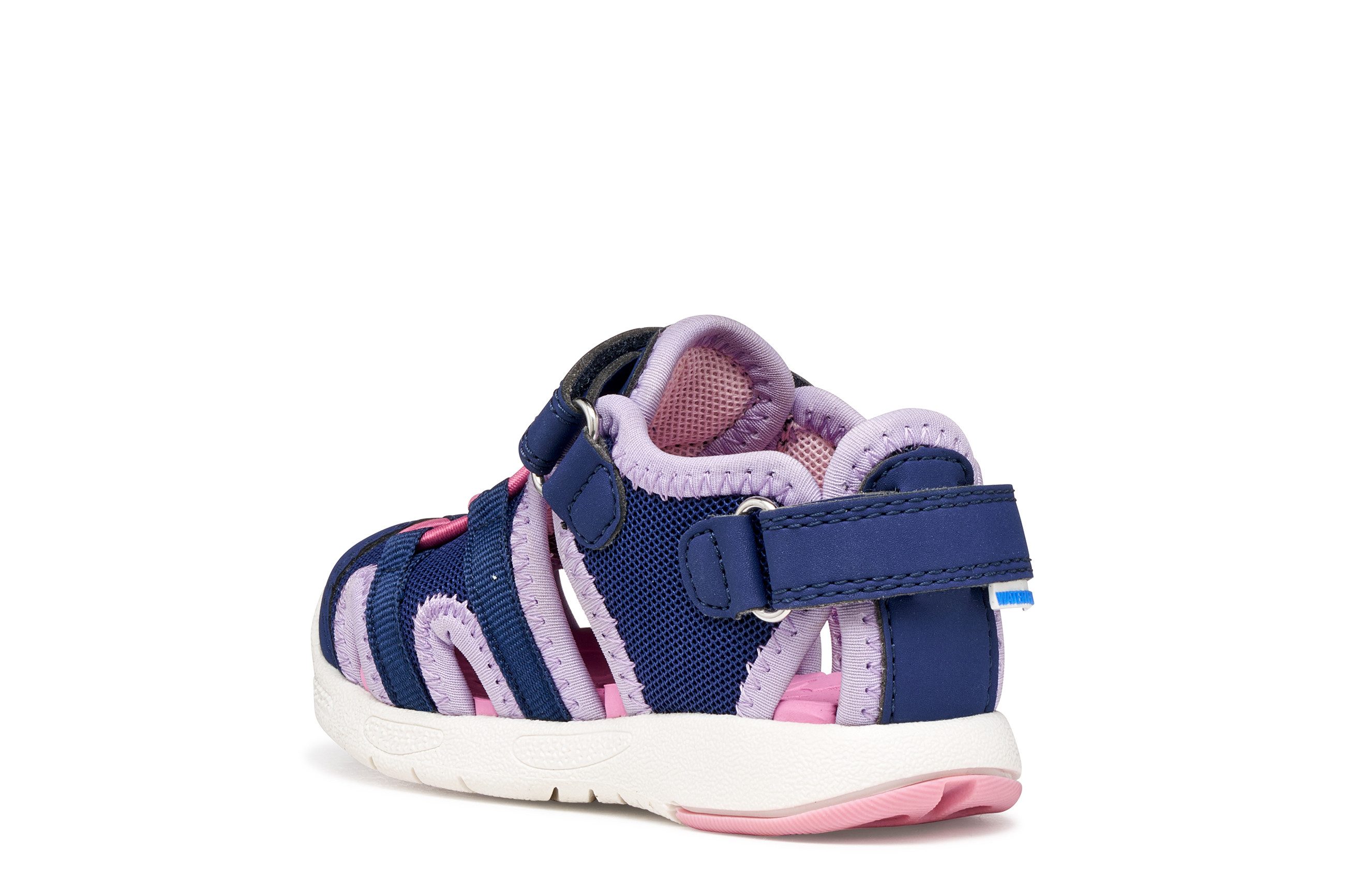 Geox B SANDAL MULTY GIRL Lauflernschuh Babyschuh, Sommerschuh, Klettschuh, Größenschablone zum Download