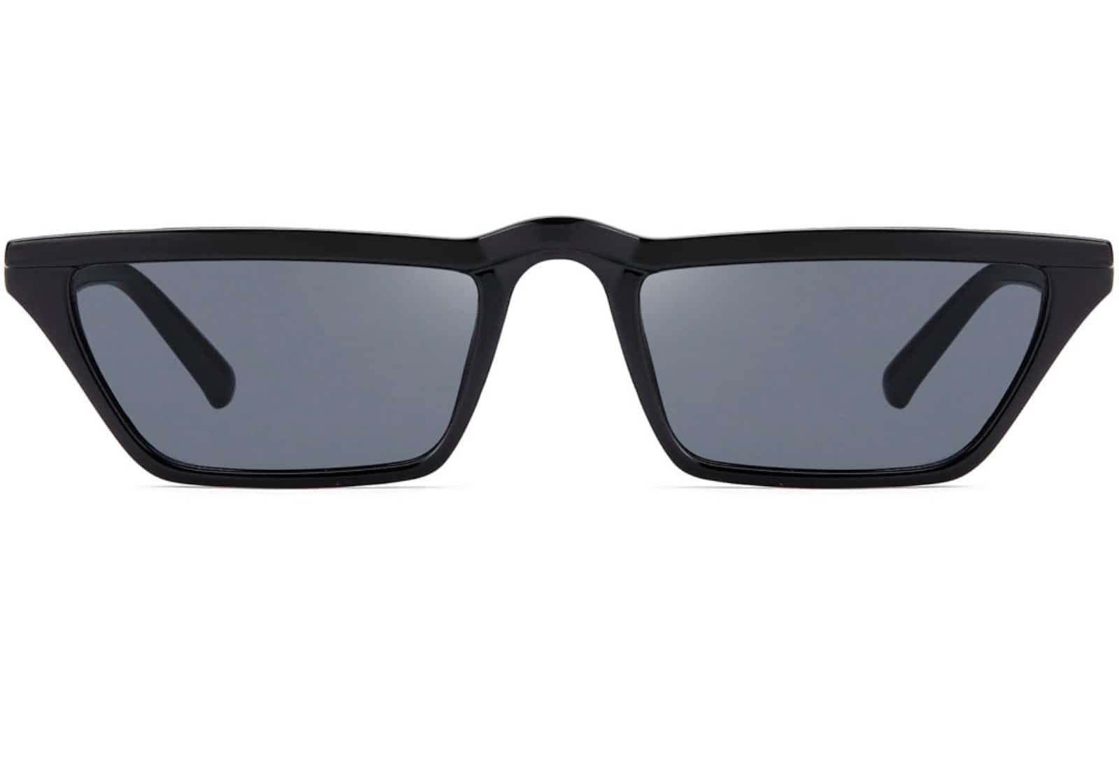 BEZLIT Eyewear Retrosonnenbrille Rundglas Designer Damen Sonnenbrille (1-St) mit schwarz und braunen Linsen