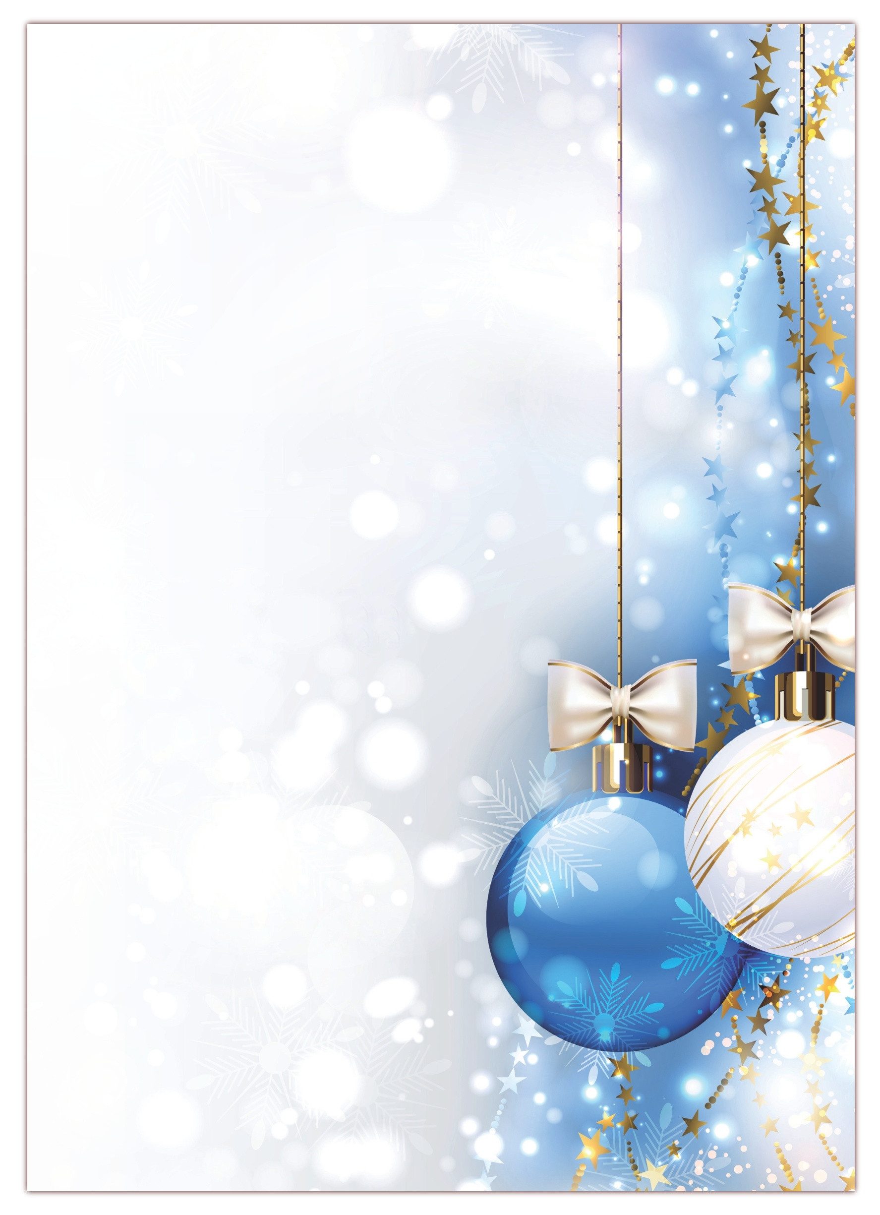 LYSCO Briefpapier Motivpapier Weihnachten und Advent DIN A4, gut beschreibbar, weihnachtliches Flair, für alle Drucker geeignet.