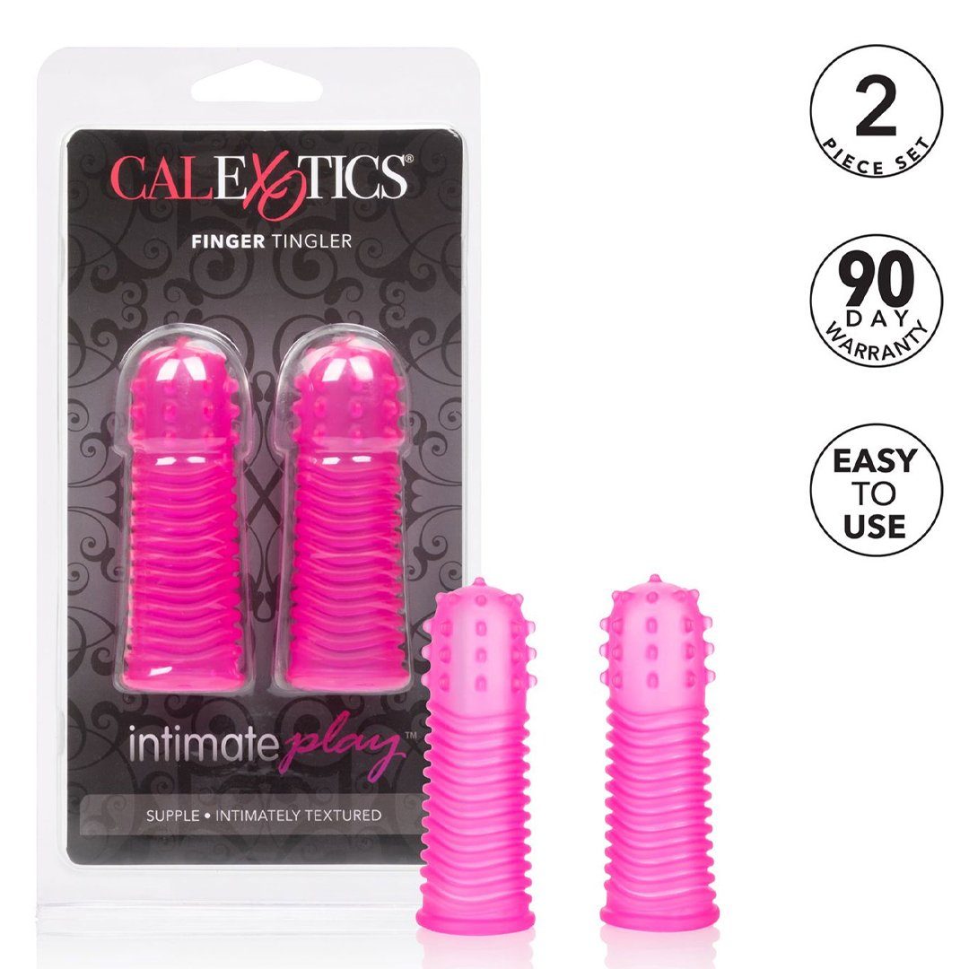 - Noppen mit Fingerhüllen Penishülle Calexotics pink