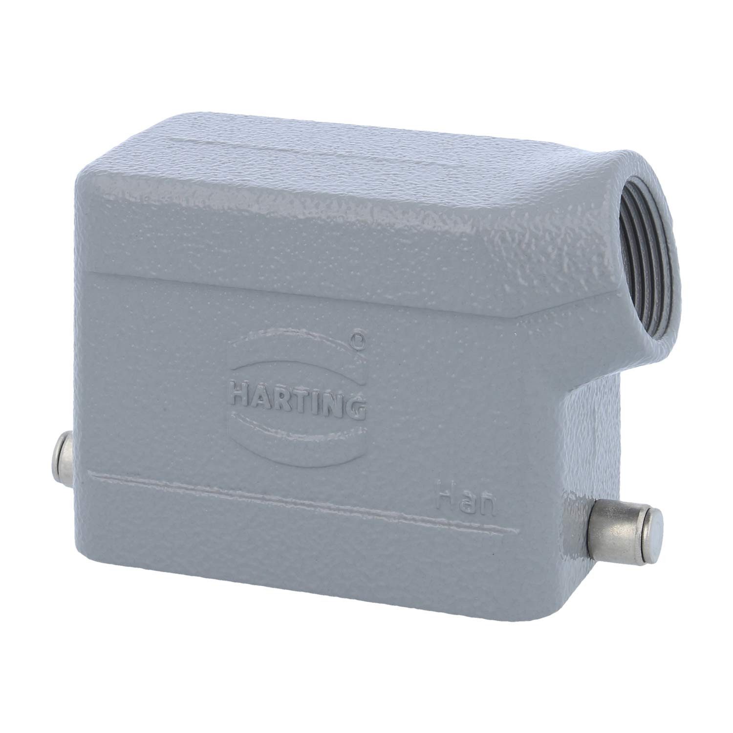 Harting DIN-Stecker Titel:Han 10B Tüllengehäuse niedrig, 1xPG16 seitlicher Kabelabgang, f, Keine Verpackungseinheiten, Kein Mindestauftragswert