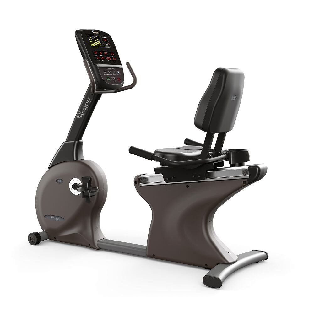 Vision Fitness Liege-Ergometer Liegeergometer R60, Dank Generator ohne externe Stromquelle nutzbar