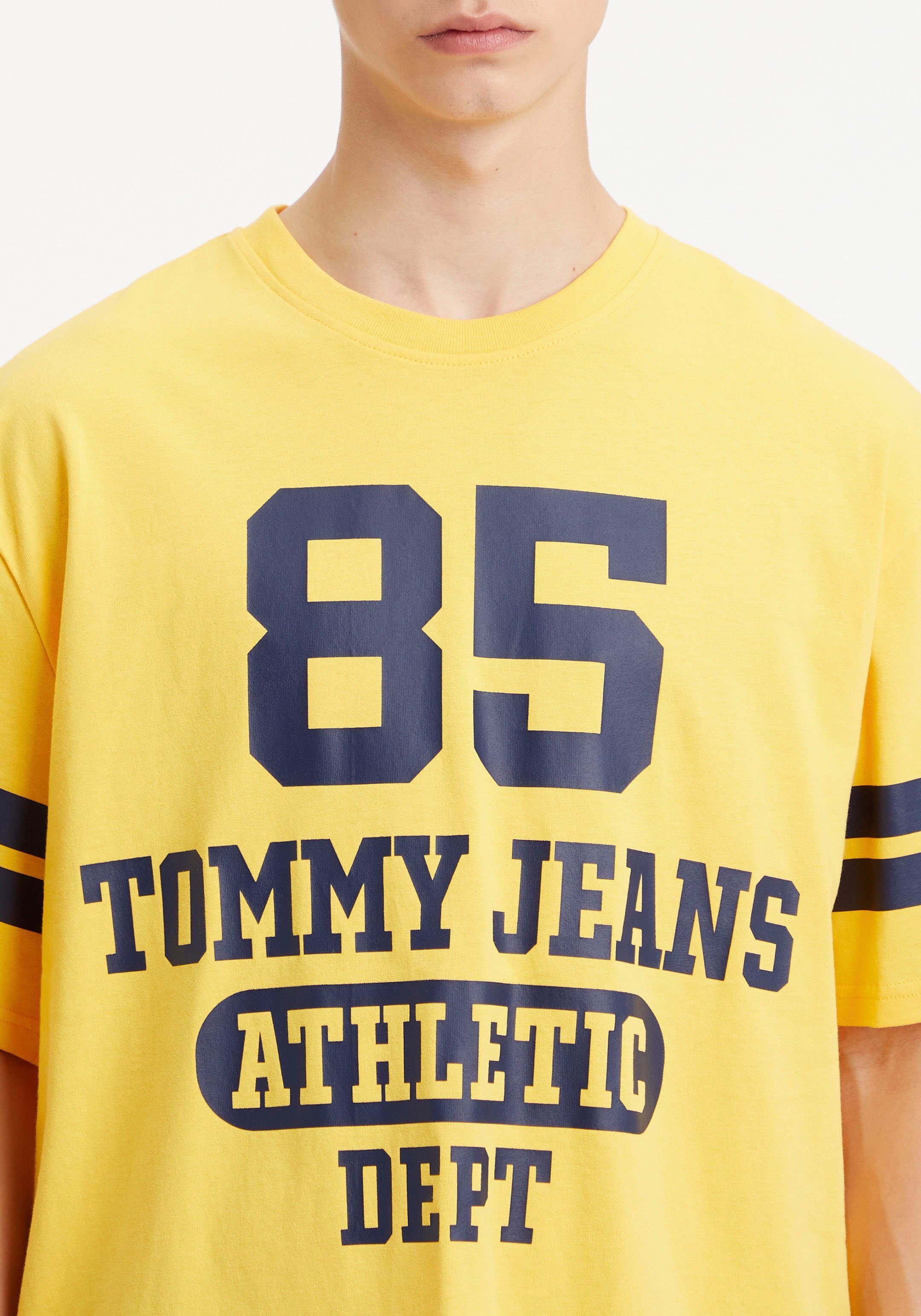 COLLEGE Yellow Jeans 85 LOGO TJM SKATER Tommy T-Shirt Warm