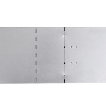 vidaXL Beetumrandung Flexible Rasenkante 20-er Set Verzinkter Stahl 100x14 cm