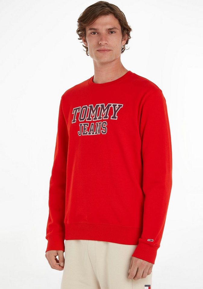 Tommy Jeans Sweatshirt TJM REG ENTRY GRAPHIC CREW mit Logodruck