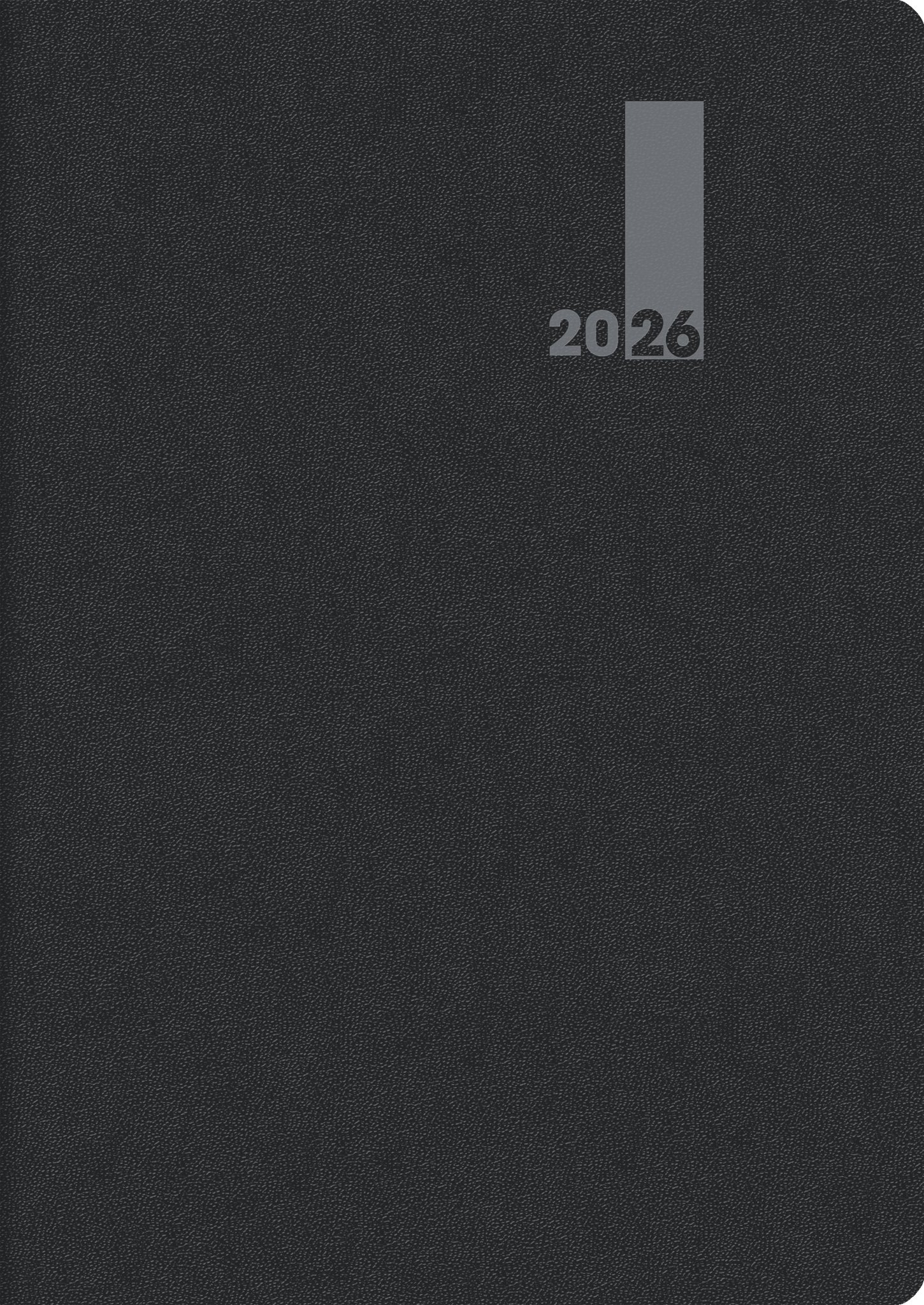 BRUNNEN Taschenkalender BRUNNEN 1073933906 Buchkalender 17 x 24 Monat schwarz