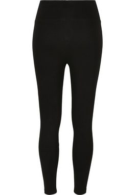 URBAN CLASSICS Leggings Damen Ladies High Waist Branded Leggings (1-tlg)