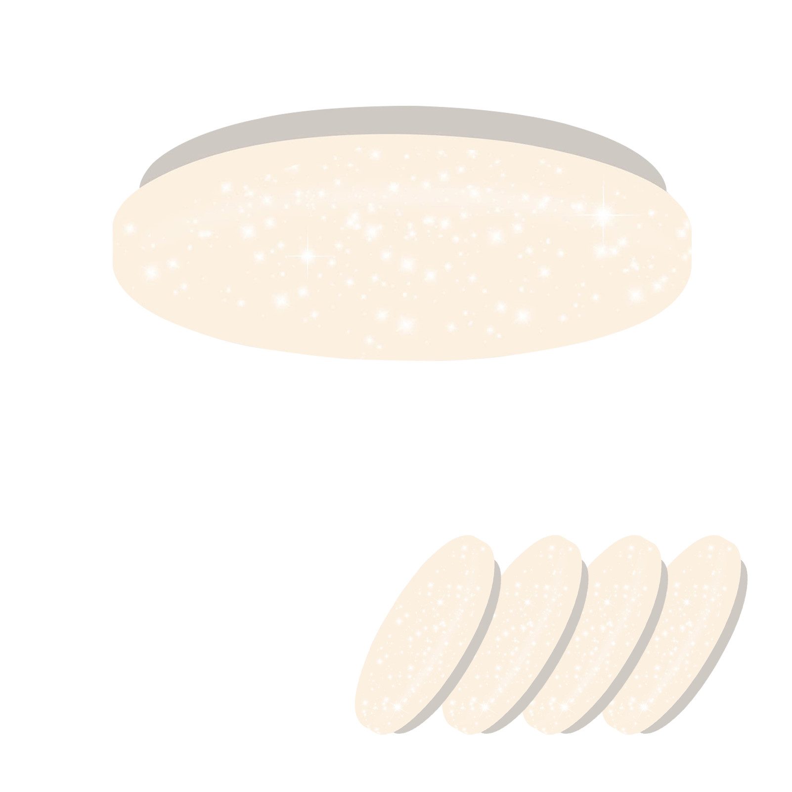 Nettlife LED Deckenleuchte Sternenhimmel Kinderzimmer 15W 21cm 3000K/4000K günstig online kaufen