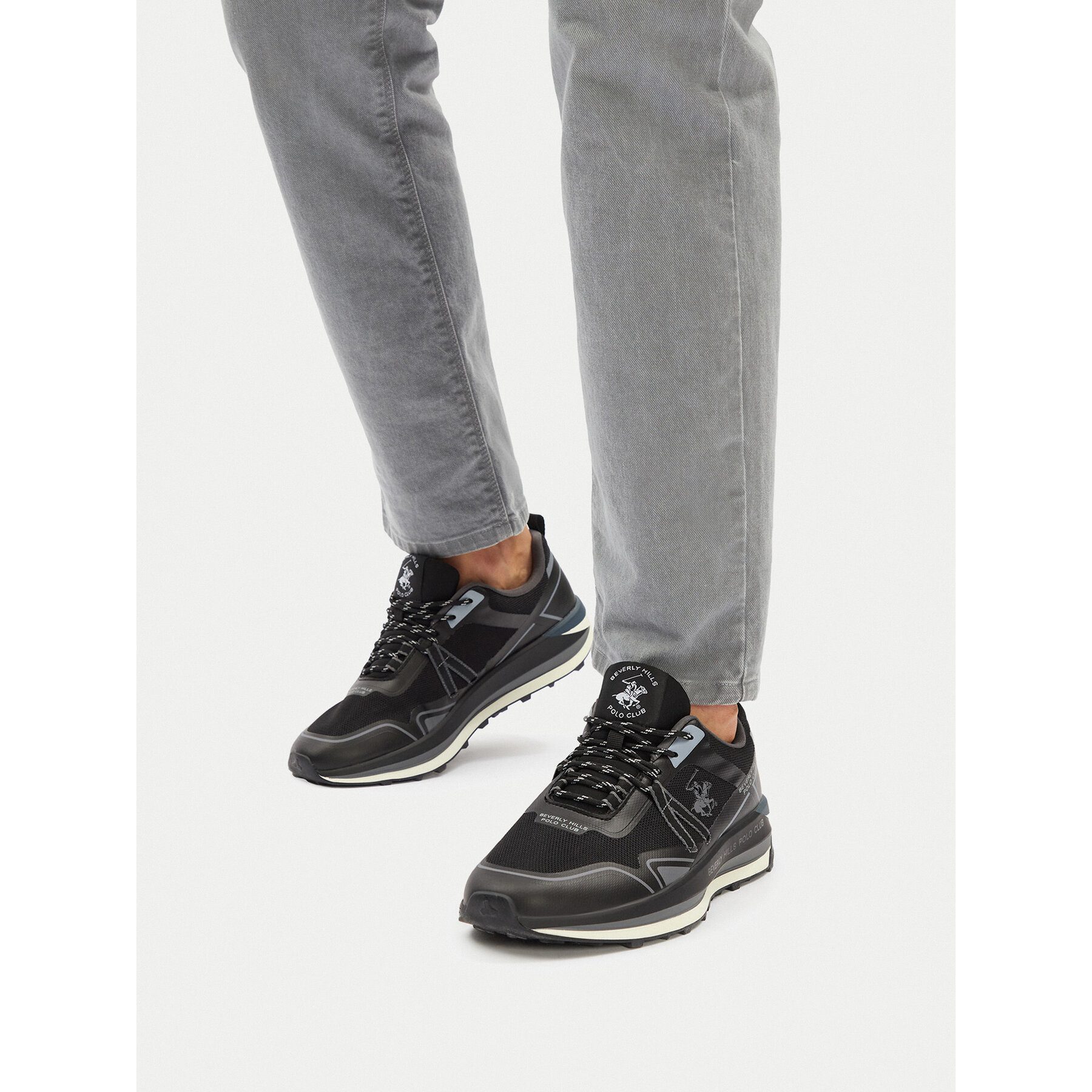 BEVERLY HILLS POLO CLUB Beverly Hills Polo Club Herren-Sneaker Schwarz VSS25-B006 Sneaker