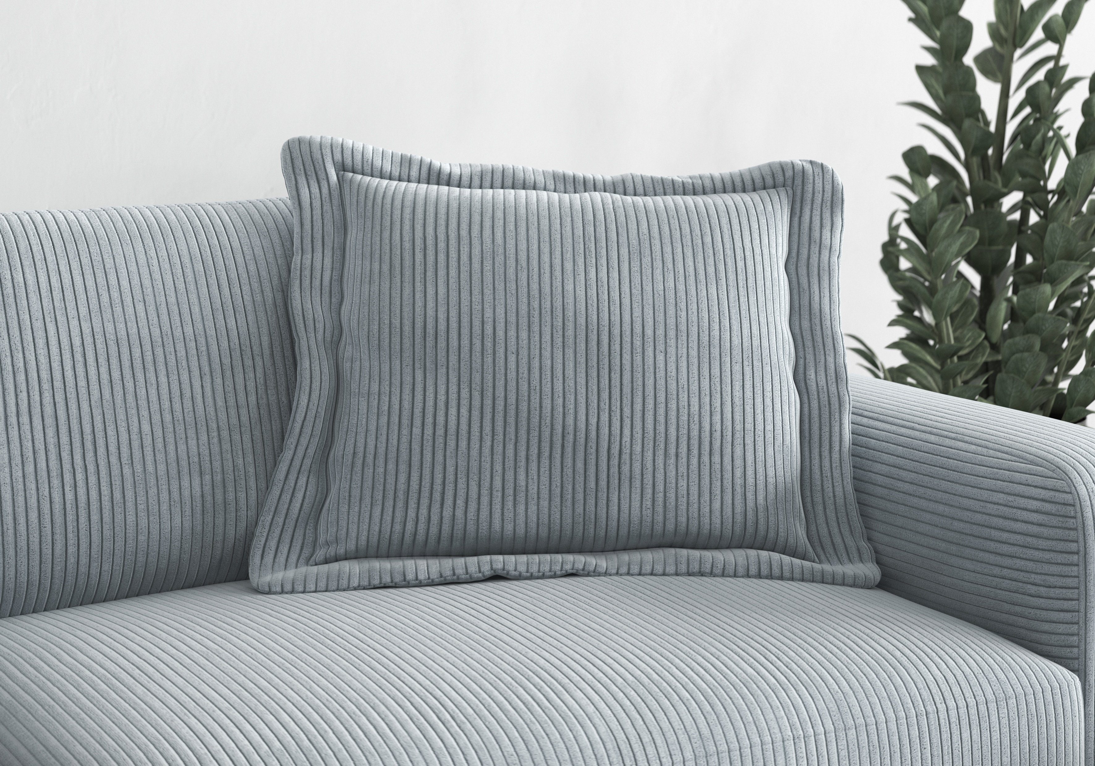 TRENDMANUFAKTUR Sofakissen Bourbon, (1 St), modernes Flatkissen 70x70 cm, in trendigem Cord erhältlich, universal