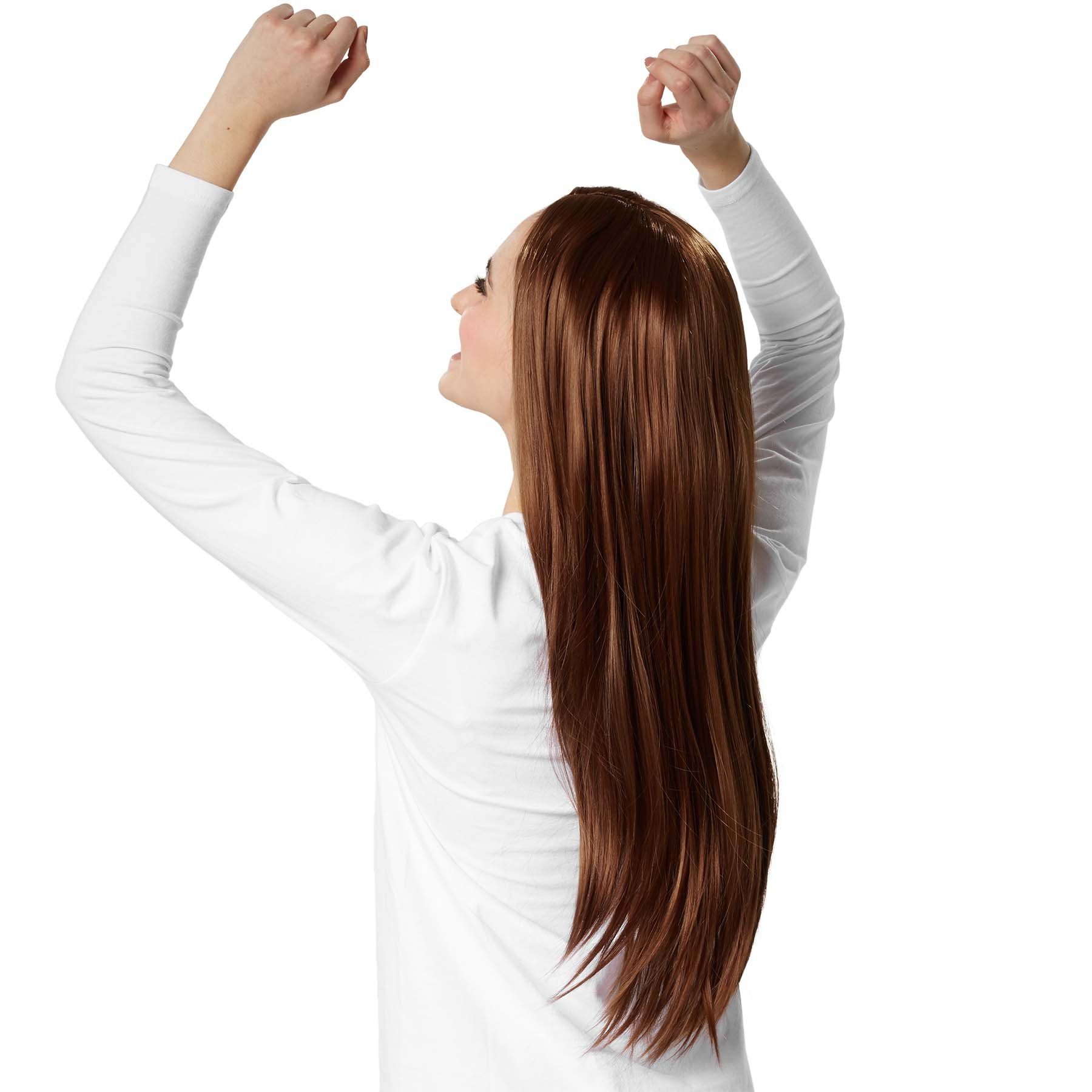 dressforfun Kostüm-Perücke Perücke Lange Haare glatt