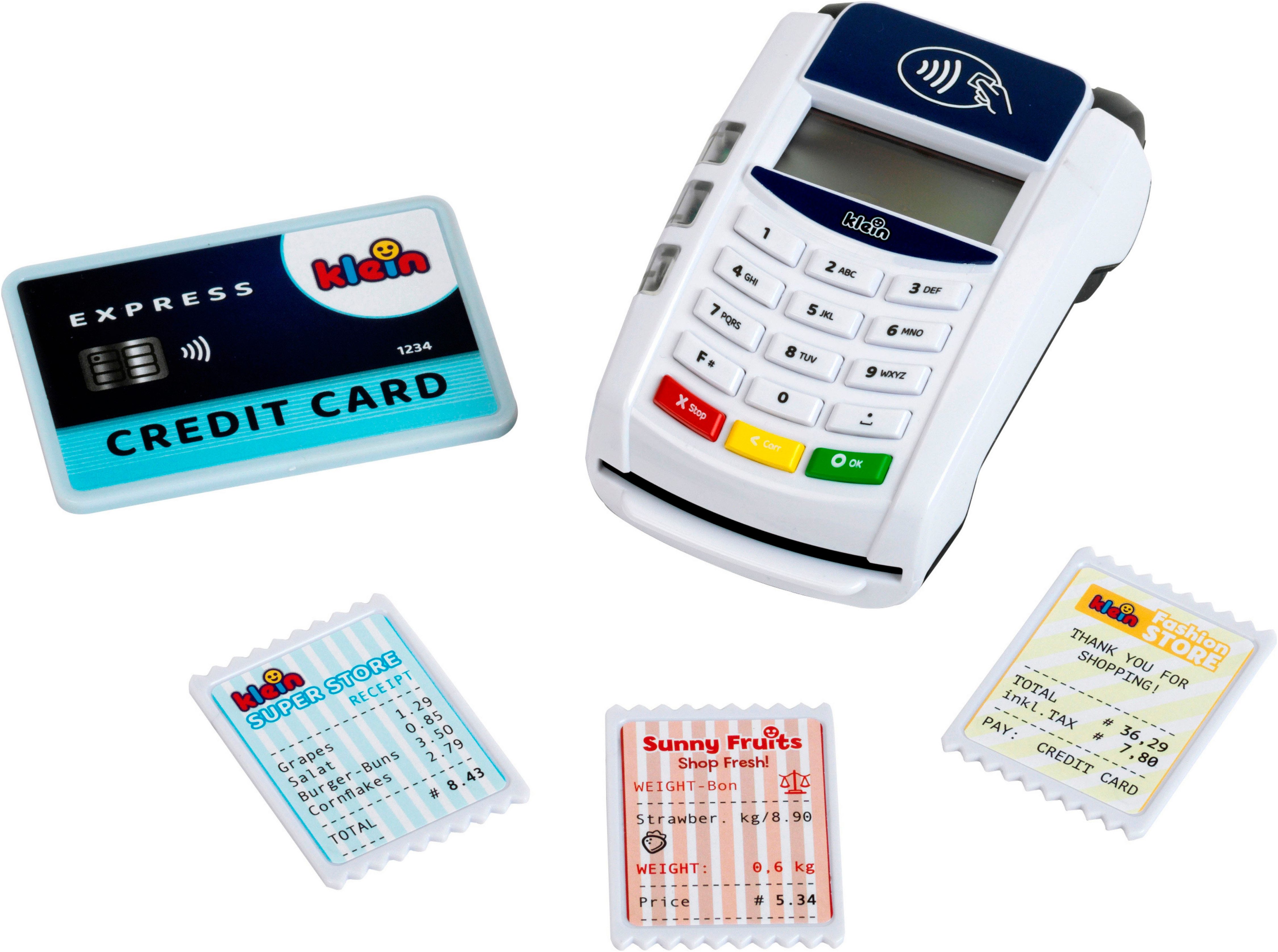 Klein Spielkasse Bezahl-Terminal II, mit Licht & Sound