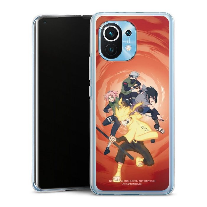 DeinDesign Handyhülle Naruto Shippuden Sasuke Sakura Team 7 Xiaomi Mi 11 Silikon Hülle Bumper Case Handy Schutzhülle
