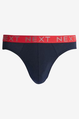 Next Slip Slips mit buntem Bund im Achterpack (8-St)