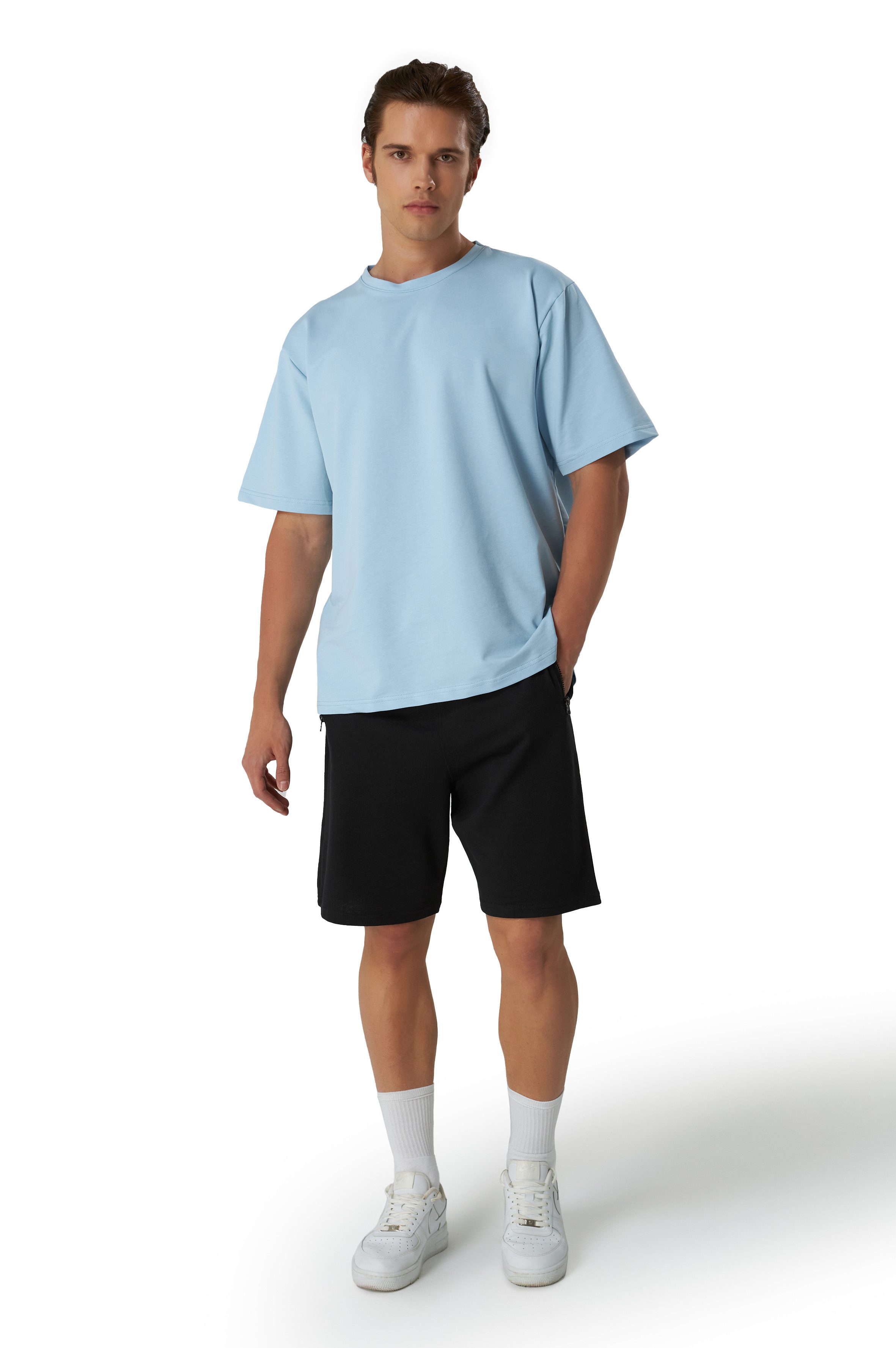 Smith & Solo Sweatshorts Kurze Hose Herren Shorts (1-tlg) Elasthan