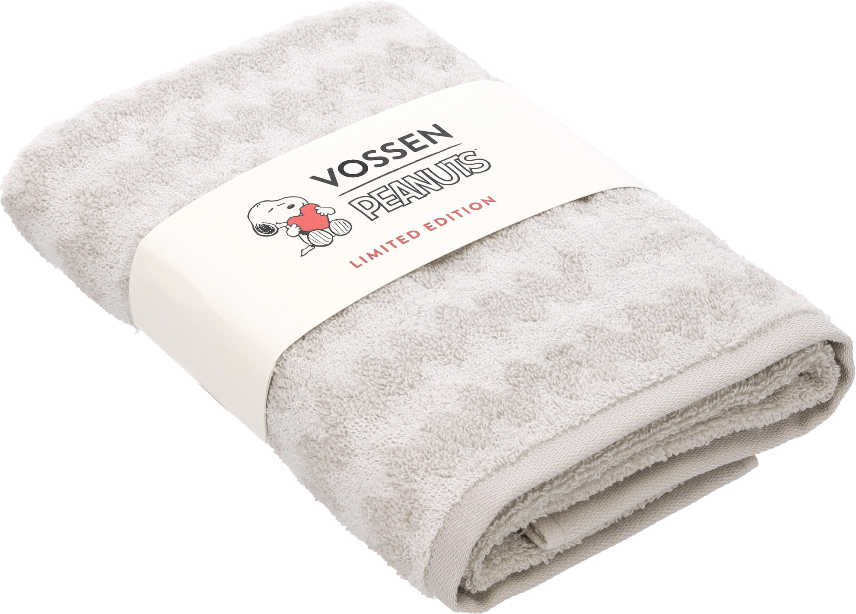 Vossen Handtuch CHARLIE BROWN, Jacquard (1-St), trendiger Jacquard im Zick-Zack Design