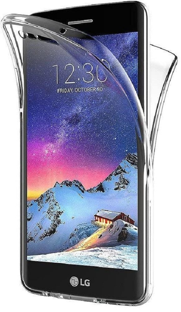 Wisam Smartphone-Hülle für LG K8 Full Cover Silikon TPU 360° Transparent Schutzhülle 12,70 (5,0 Zoll)