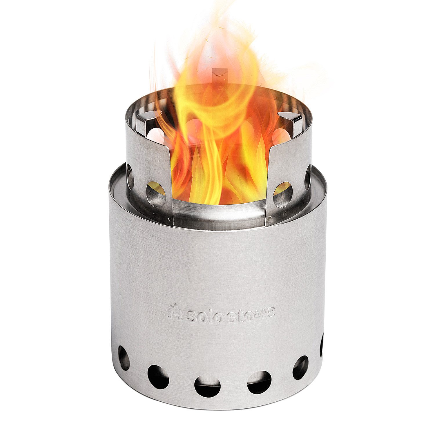 Feuergott Holzkohlegrill FEUERGOTT Grillhandschuhe & Solo Stove Lite Campingkocher
