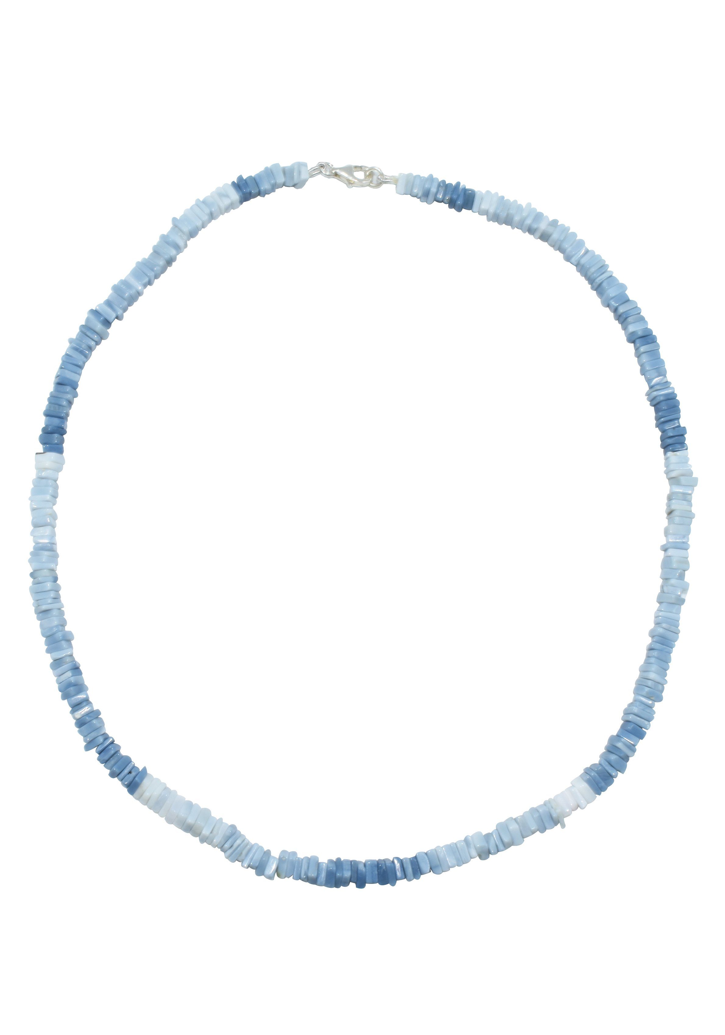 Firetti Kette ohne Anhänger Schmuck Geschenk Silber 925 Halsschmuck Halskette Opal, Made in Germany - mit Opal