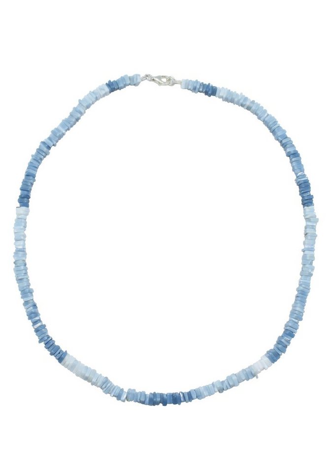 Firetti Kette ohne Anhänger Schmuck Geschenk Silber 925 Halsschmuck  Halskette Opal, zu Kleid, Shirt, Jeans, Sneaker! Anlass Geburtstag  Weihnachten, Filigrane Halskette für Damen als dezenter Blickfang im  Dekoletté