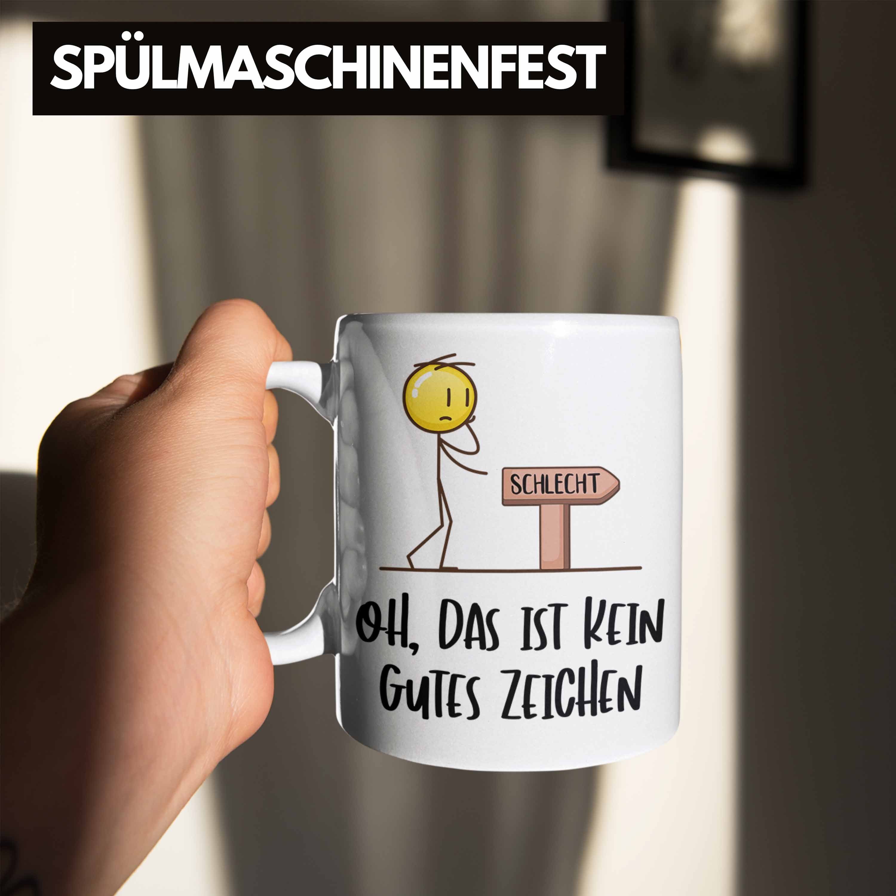 Trendation Fun Kein Spruch Das Witzige - Sprüche Coole Trendation Zeichen Tasse Weiss Ist Gutes Funny Männer Tasse Herren