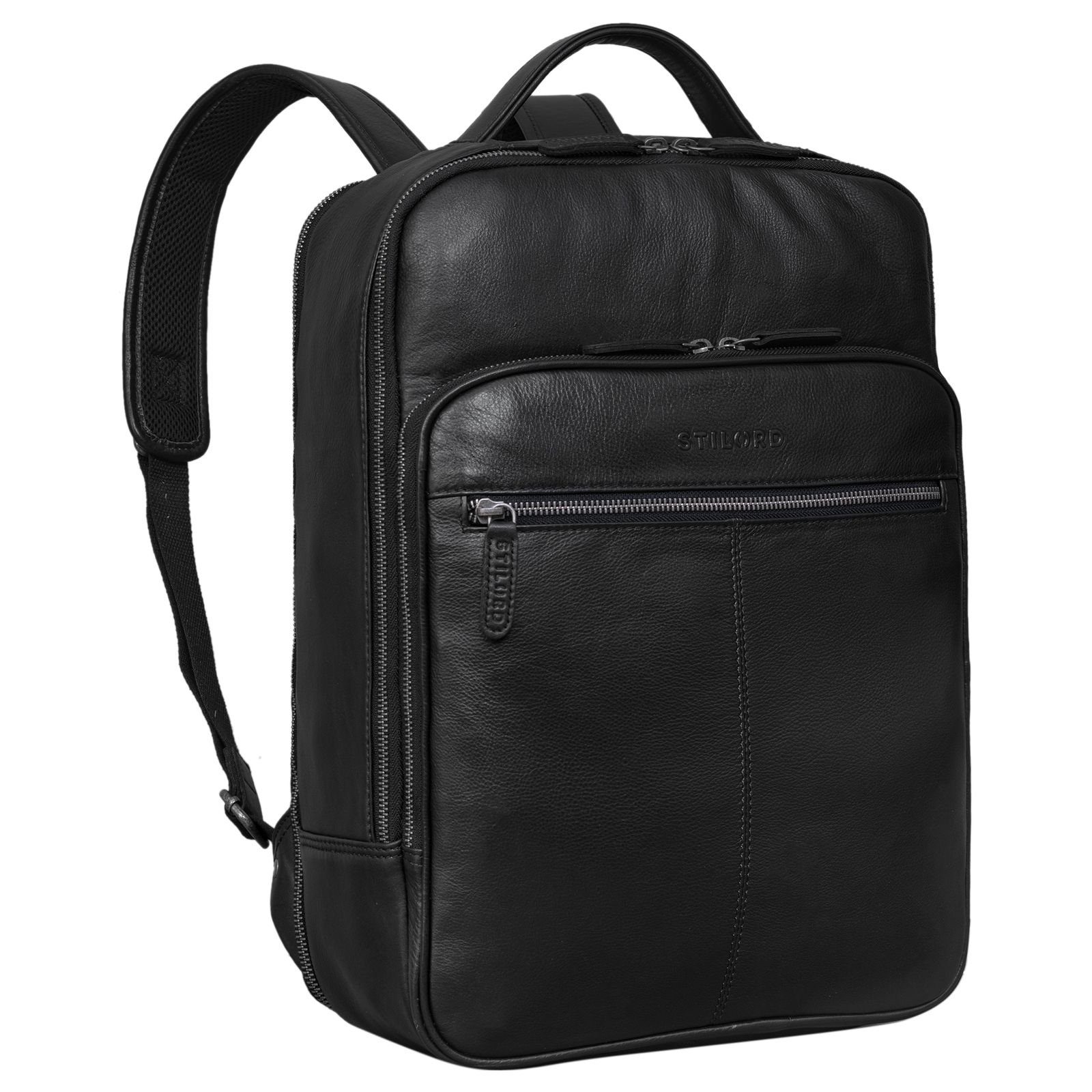 STILORD Notebook-Rucksack "Pietro" Business Lederrucksack Groß