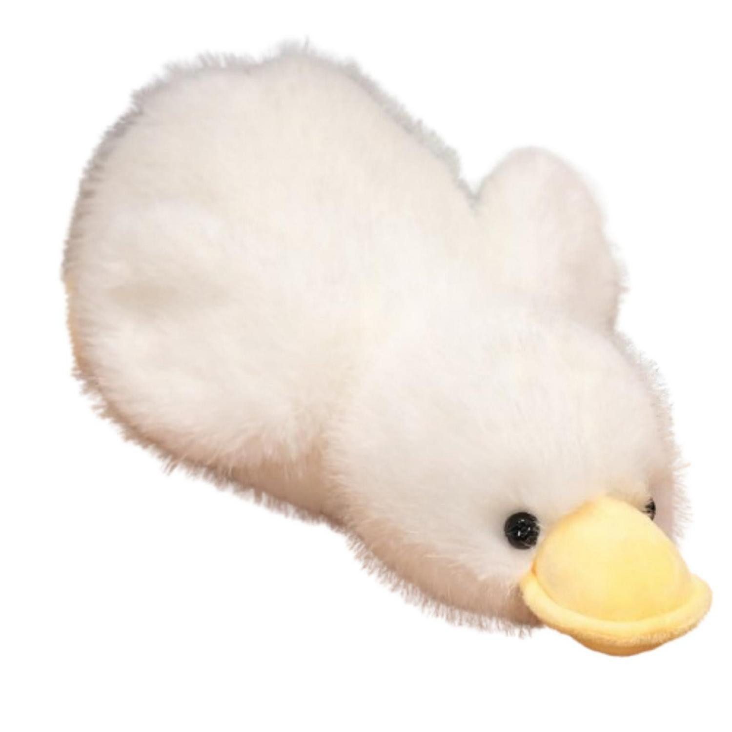 LuxusKollektion Kuscheltier Kuscheltier Ente Plüschtier Wurfkissen Geschenk Kinder 30 cm Weiß