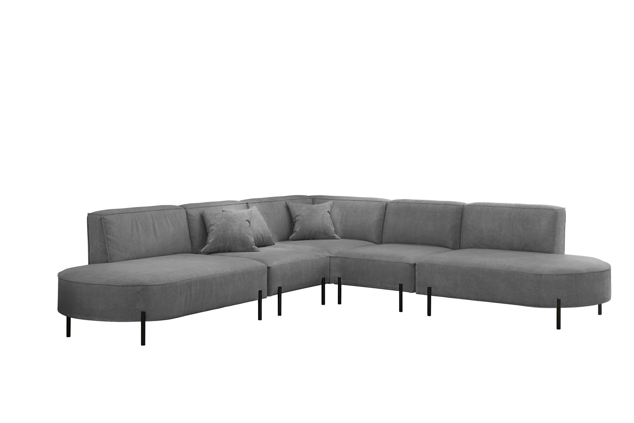 Fun Möbel Ecksofa Sofa VALENCIA Seite günstig online kaufen