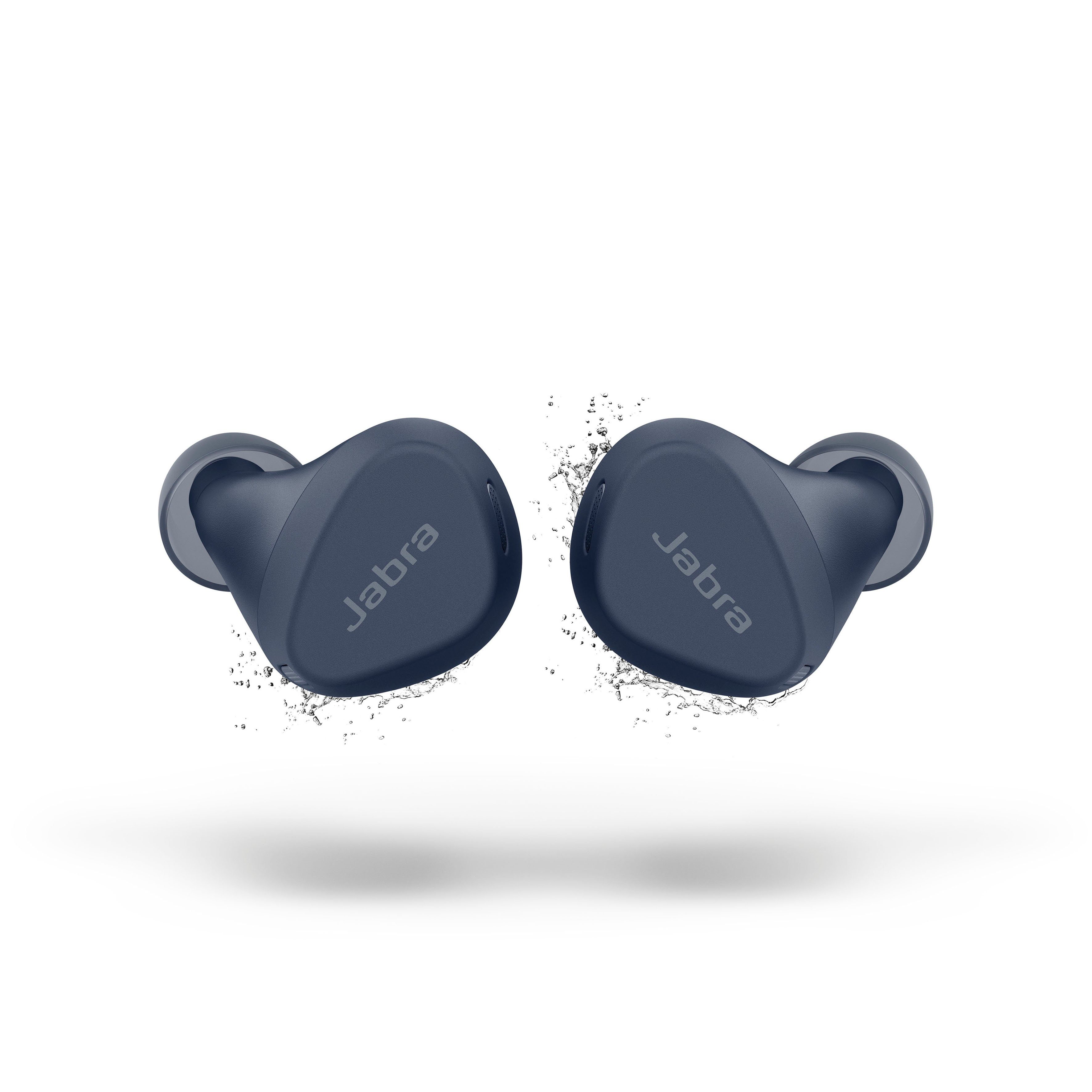 Jabra Elite 4 active Bluetooth-Kopfhörer (Active Noise Cancelling (ANC), Freisprechfunktion, Sprachsteuerung, True Wireless, integrierte Steuerung für Anrufe und Musik, Alexa, Google Assistant, Siri, Bluetooth) blau | True Wireless Kopfhörer