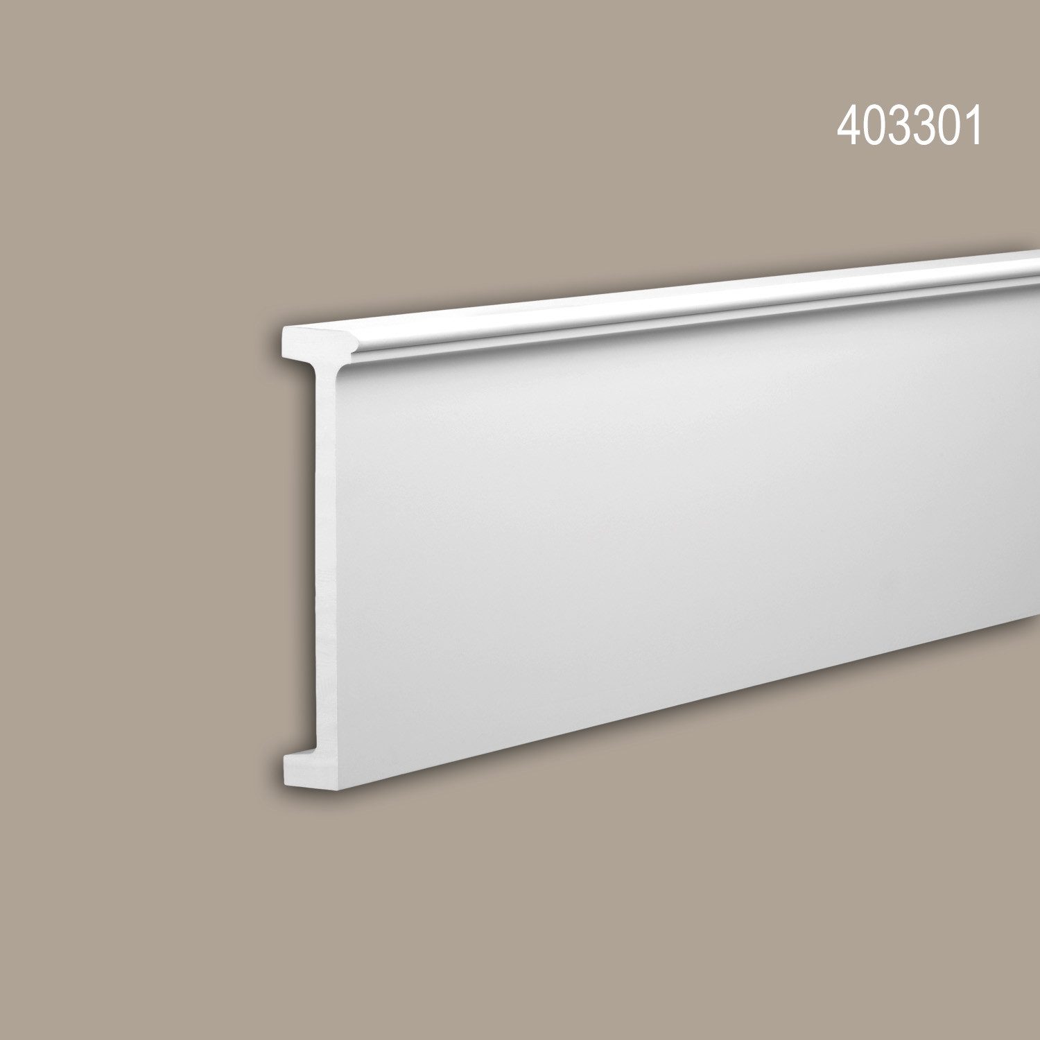 Profhome Zierleiste 1 MUSTERSTÜCK S-403301 20 cm MUSTER der Friesleiste Fassadenprofil, Polyurethan Hartschaum, 1-St., 1 x MUSTERSTÜCK, 1 MUSTERSTÜCK Friesleiste Fassadenleiste