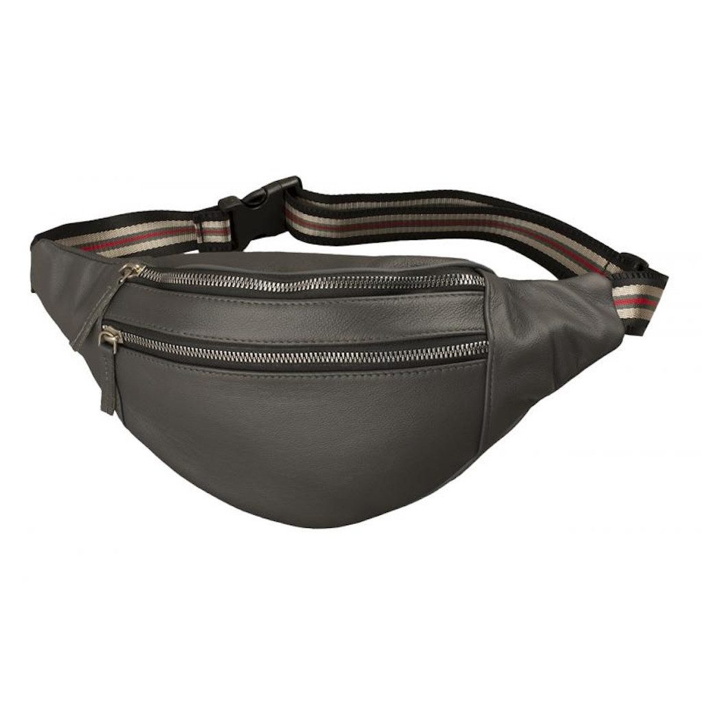 MF Umhängetasche Urban Metal Bauchtasche Umhängetasche Grau Rindsleder (1-t günstig online kaufen