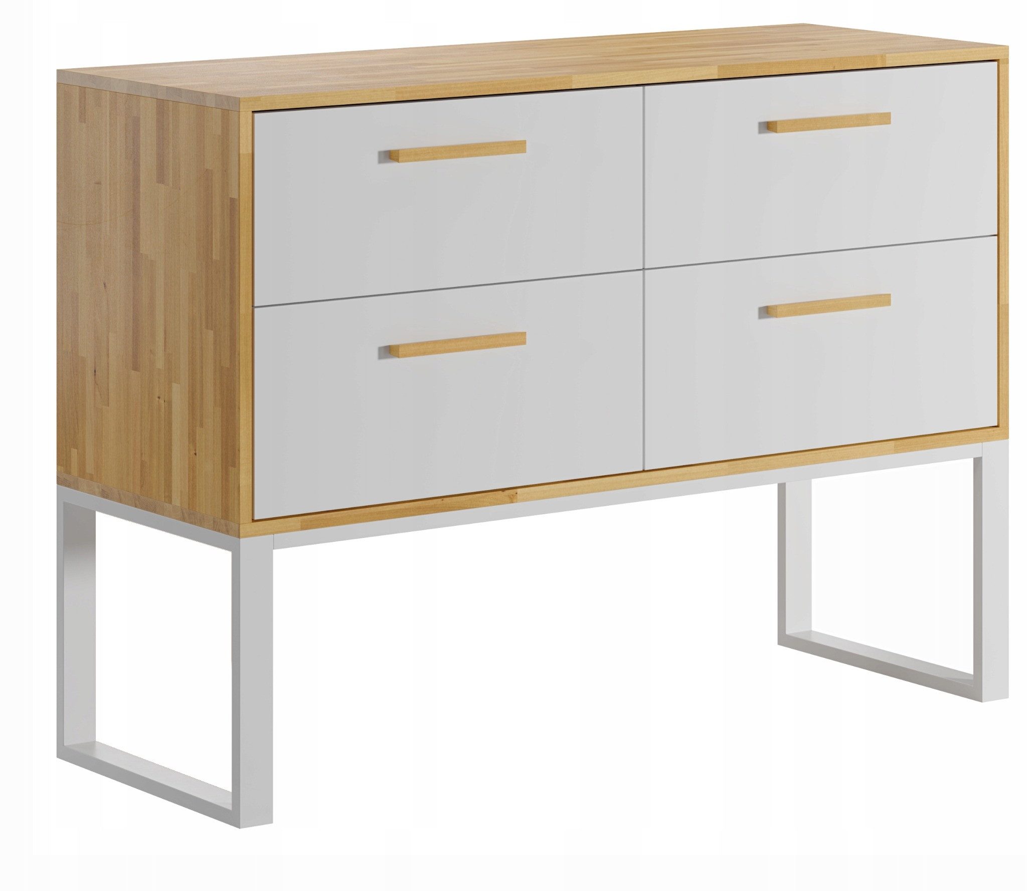 Kommode Schubkastenkommode Sideboard Schubladenschrank aus Eichenholz