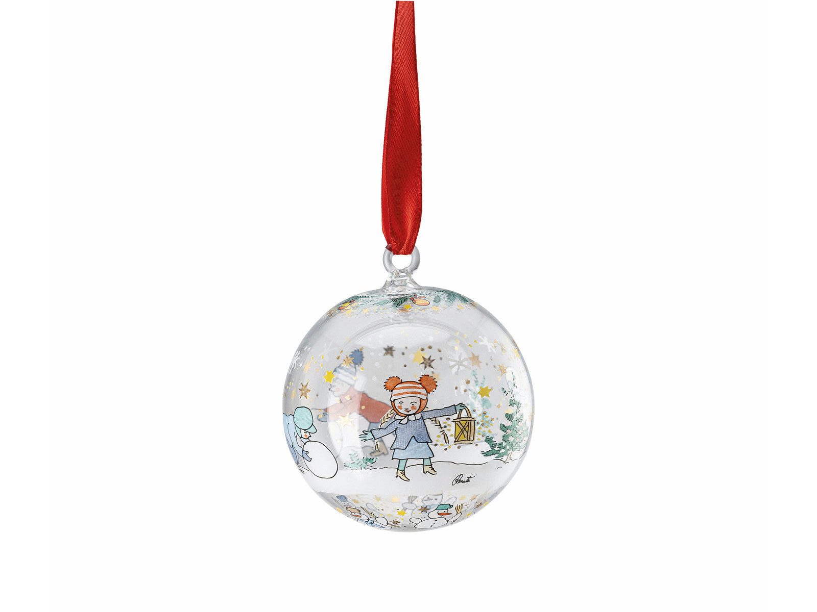 Hutschenreuther Weihnachtsbaumkugel Kristallkugel 2024 Glaskugel