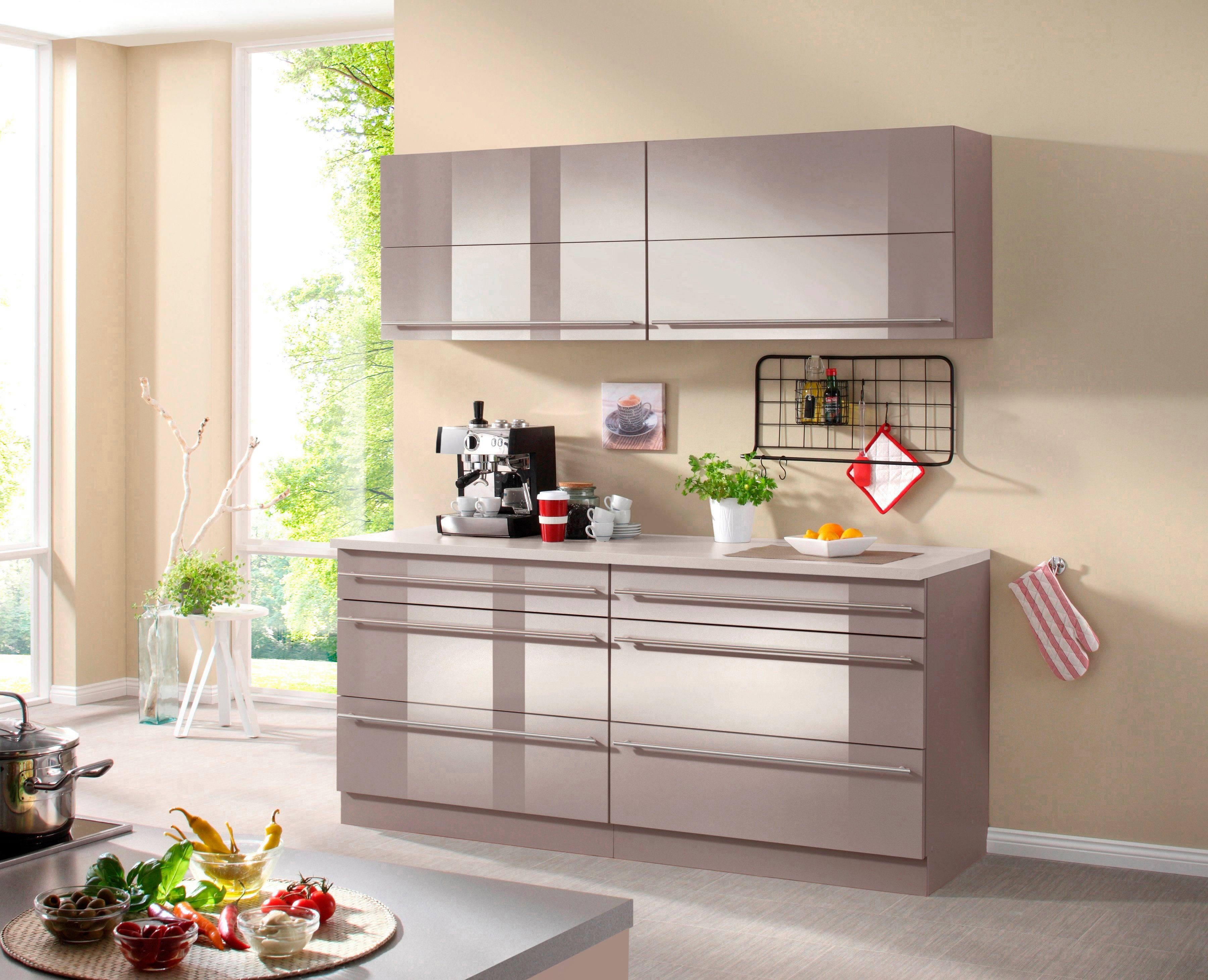 wiho Küchen Küche Chicago, ohne E-Geräte, Gesamtbreite 180 cm günstig online kaufen