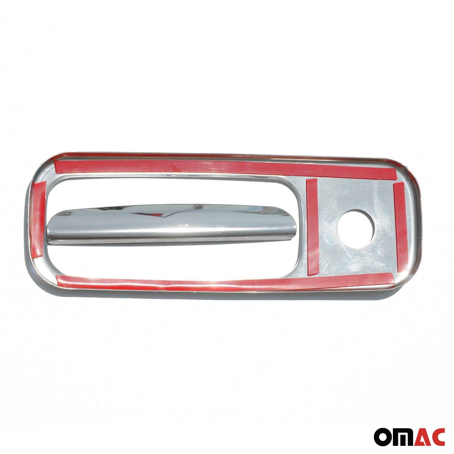 OMAC Zierleisten-Aufkleber Kofferraumöffner Griff für VW Sharan Seat Alhambra 1995-2010 Chrome, (2tlg), Langlebig,Einfache Reinigung,Einfache Installation,Rostbeständig
