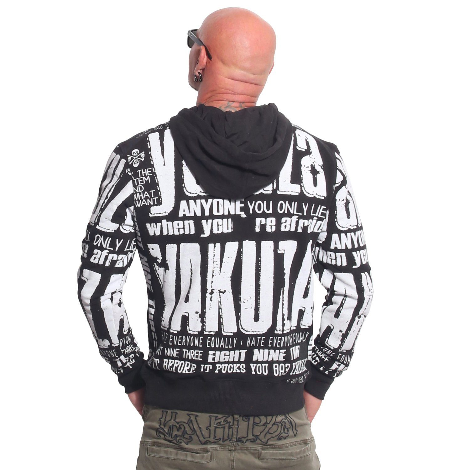 YAKUZA Hoodie Anyone Allover günstig online kaufen