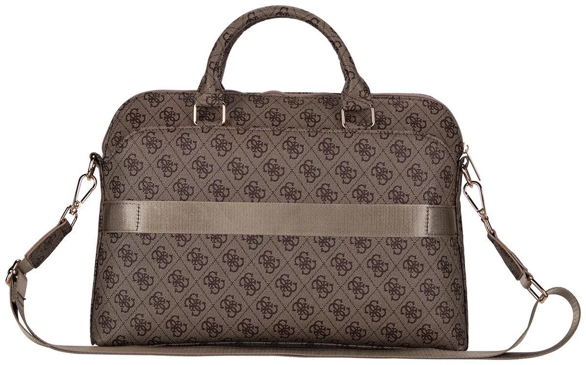 Guess Laptoptasche GUESS 4G Triangle Logo Notebook Laptop Tasche 13/14/15" Zoll braun