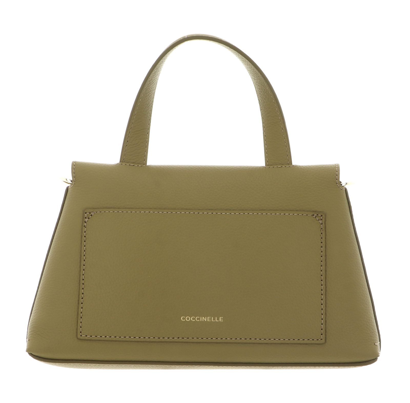 COCCINELLE Umhängetasche Handbag Double Grainy Leather, aus echtem Leder