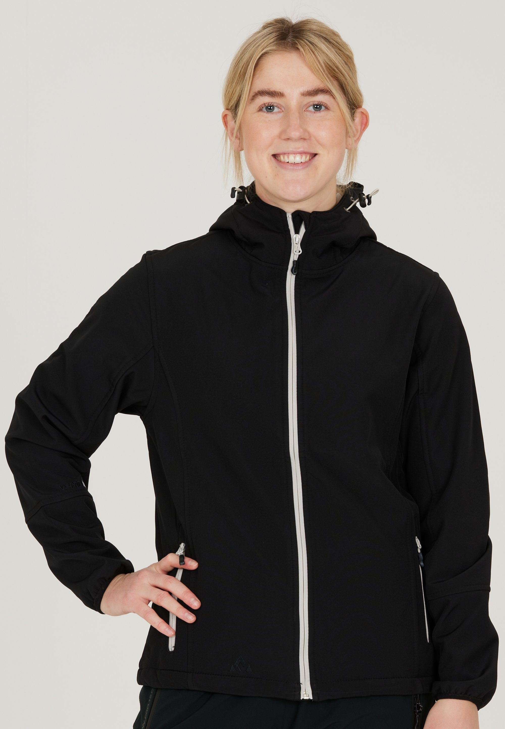 WHISTLER Softshelljacke Duble mit 8.000 mm Wassersäule schwarz-schwarz