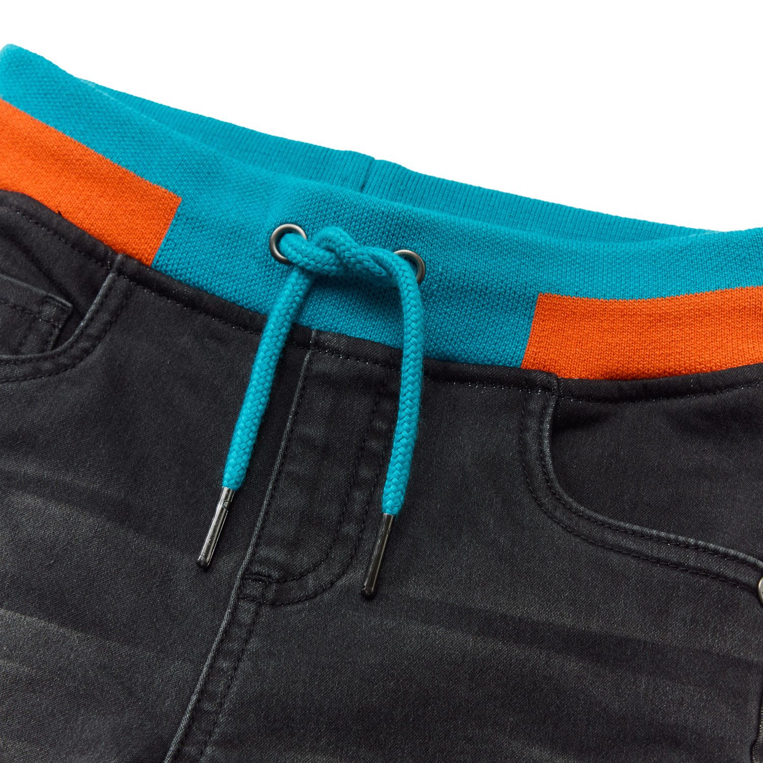 JAKO-O Bequeme Jeans JAKO-O Kinder Bequemhose Jeansoptik, black denim