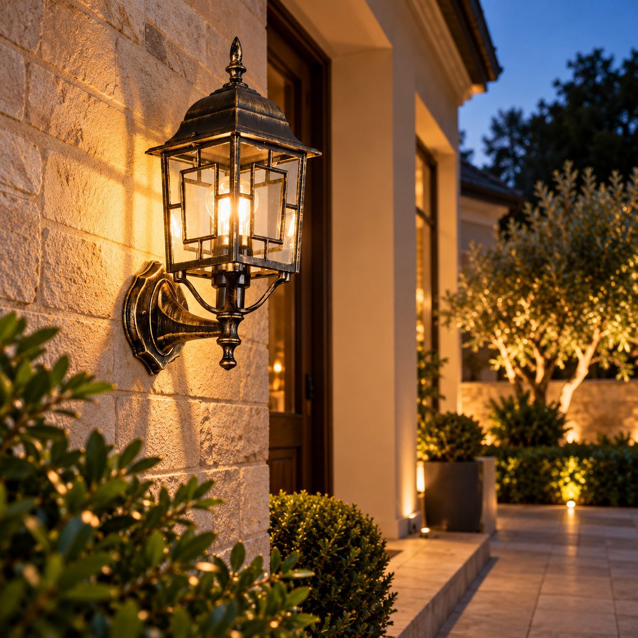 TRIO Leuchten Außen-Wandleuchte Außenwandleuchte E27 Wandleuchte IP44 Außenleuchte 60W Gartenleuchte, Außenwandleuchte Gartenbeleuchtung Wandlicht Gartenlampe Außenlampe