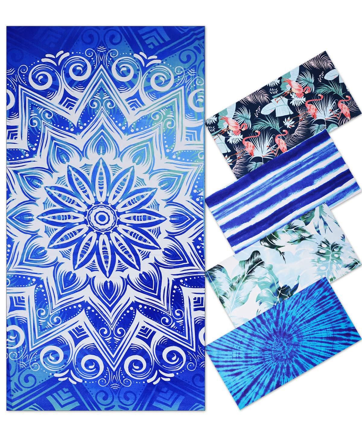 Coonoor Badetücher Badetuch Microfaser Tie-dye Strandtücher,Handtücher günstig online kaufen