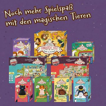 Kosmos Puzzle Story Puzzle: Die Schule der magischen Tiere, Fürchterlich Feierlich, 200 Puzzleteile, mit Leuchteffekt; Made in Germany