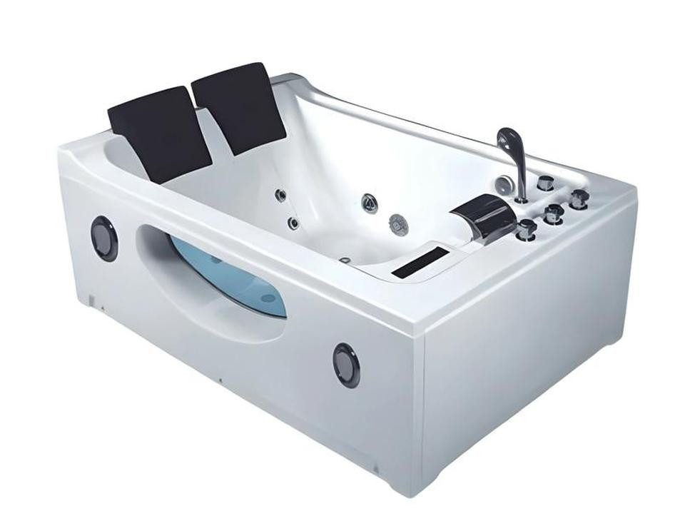 JVmoebel Whirlpool-Badewanne Whirlpool Blubberbad mit Hydromassage und Sprudel-Funktion, Made in Europe