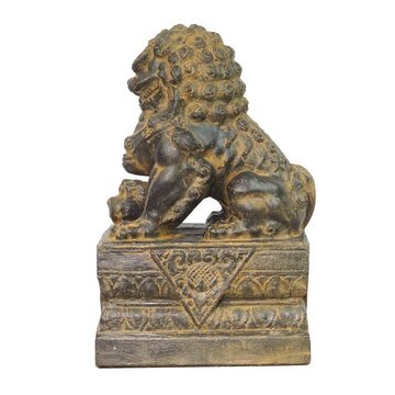 Oriental Galerie Dekofigur Antik GRC Tempelwächter Einzeln Links oder Rechts Löwen 45 cm (1 St)