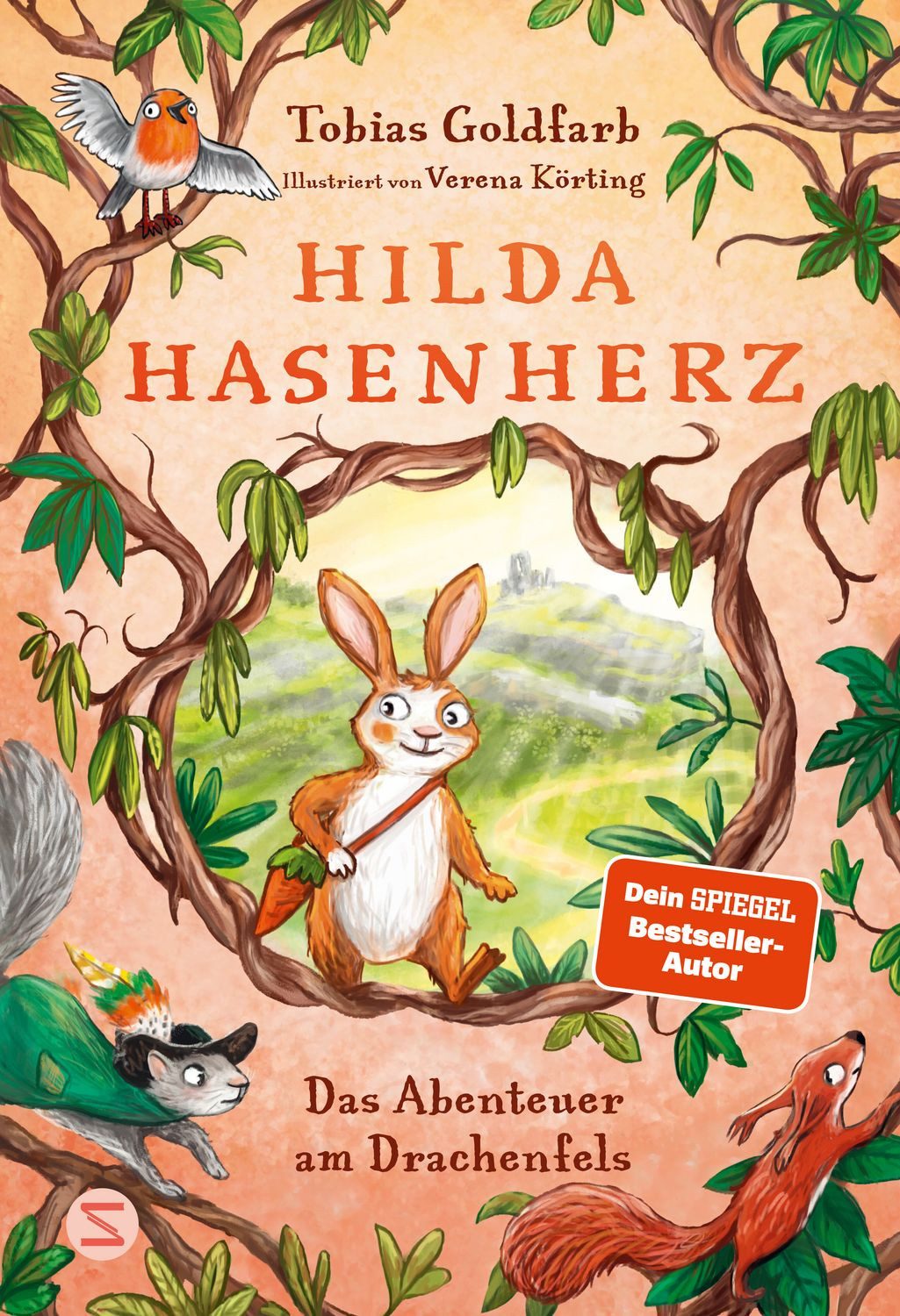 Hilda Hasenherz. Das Abenteuer am Drachenfels / Tobias Goldfarb, Endlich Band 3 des Vorleseklassikers vom SPIEGEL-Bestsellerautor Tobias Goldfarb, Tierabenteuer mit mutiger Heldin, Begeistert große und kleine Leser, SPIEGEL-Bestseller