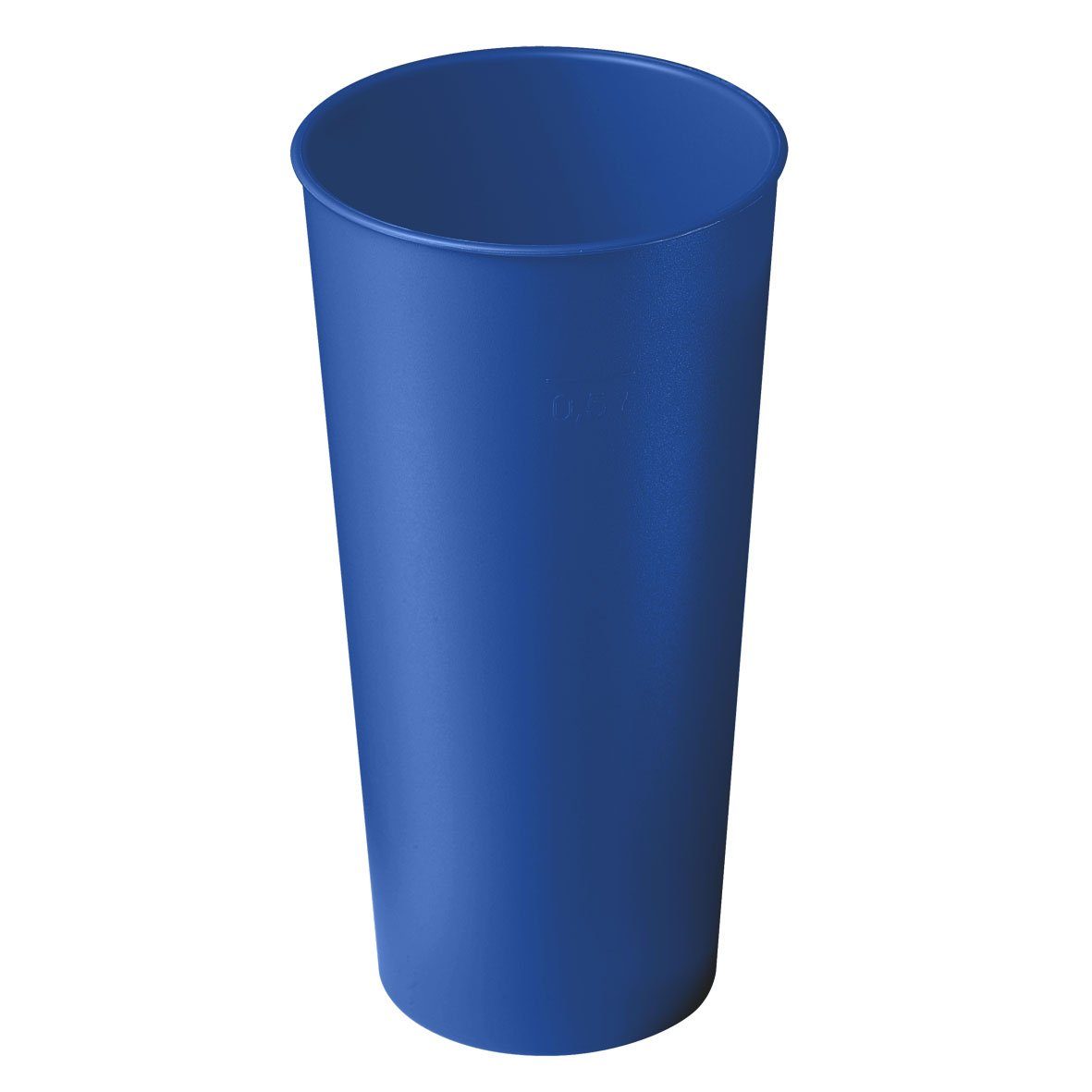 mehrweg.pro Mehrwegbecher Trinkbecher "Colour" 0,5 l, Kunststoff, (Sparset, 10-tlg., 10) standard-blau PP