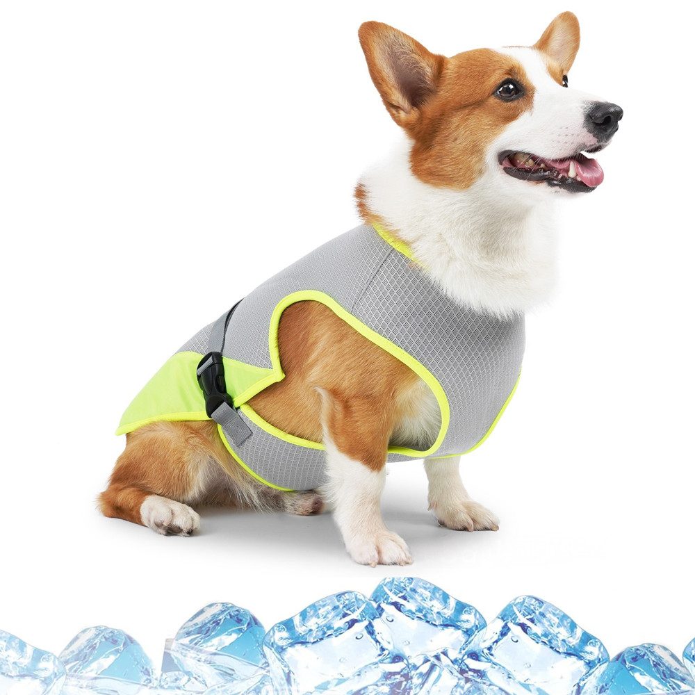Diwzbyn Hundemantel Kühlweste für Hunde, Hundekühlungsmantel für heiße Sommertage, Kühljacke für Aktivitäten Draußen Wandern Training